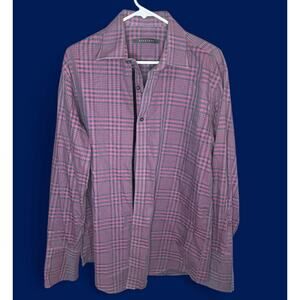 Sean John Mens Button-down Long Sleeve Shirt Size M